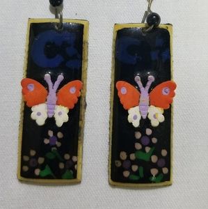 Butterfly earing